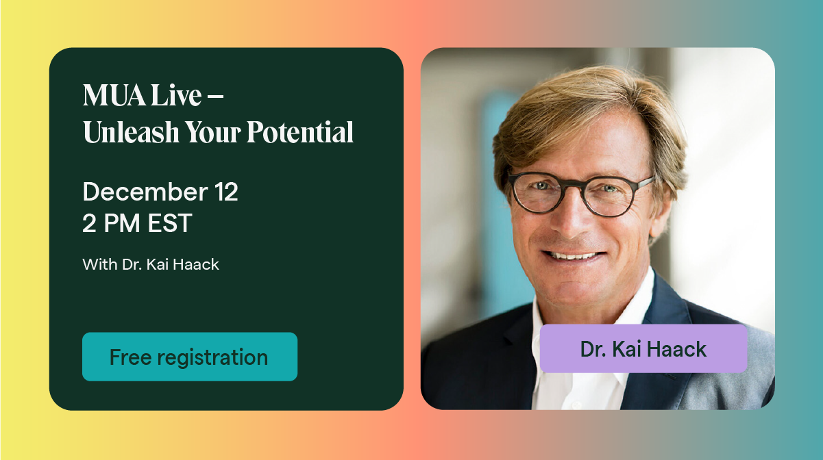 shows dr. kai haack, guest of the MUA Live events